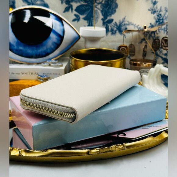 🆕 CHIARA FERRAGNI 🧿 BNIB Pastel Parchment Portafogli Wallet - Picture 7 of 16